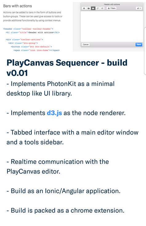 visual scripting editor playcanvas sequencer work  progress