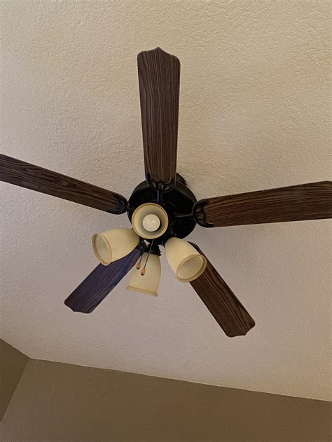 I don’t ever use this ceiling fan because it wobbles : r/notinteresting