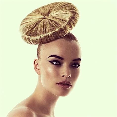 Disc Hair by Marcia Hamilton | High fashion hair, Makeup inspiration ...