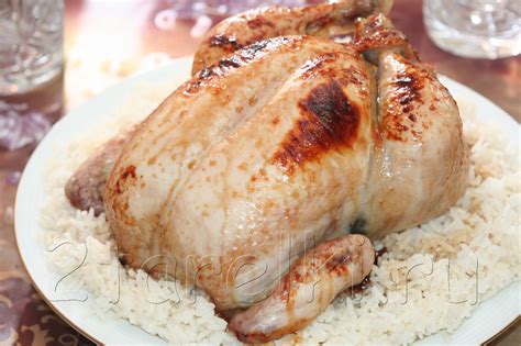 Курица, фаршированная яблоками и черносливом — 2 ТАРЕЛКИ | кулинария ...