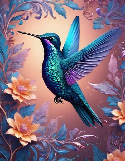 Hummingbird Tropical Bird Flowers Free Stock Photo - Public Domain Pictures