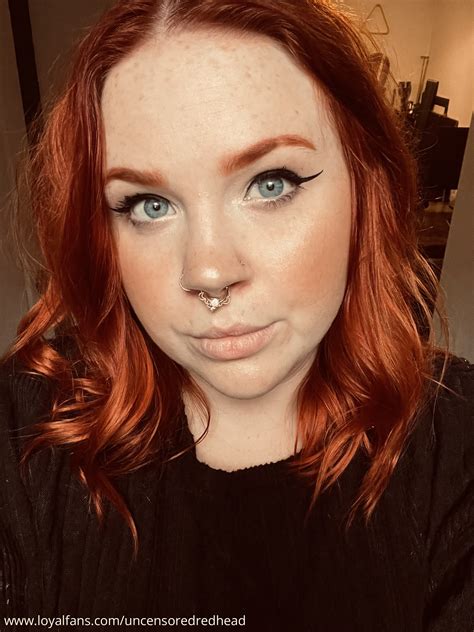 Uncensored Red Head’s Official Social Fan Page | LoyalFans