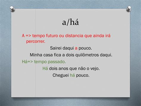 Significado Há - PPT - a/há PowerPoint Presentation, free download - ID:2174804