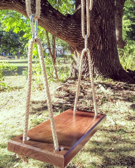 I made a backyard tree swing! | Backyard trees, Backyard swings, Tree