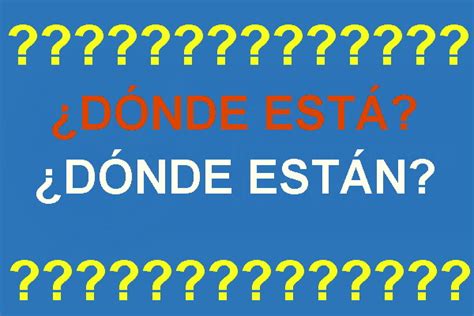 Dónde está? ¿Dónde están? : DESDE LA REPÚBLICA DOMINICANA
