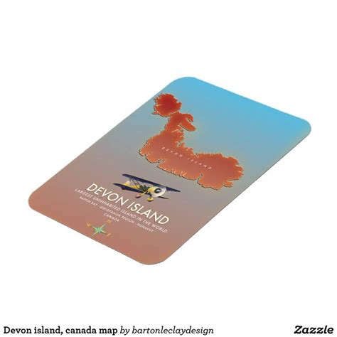 Devon island, canada map magnet | Zazzle | Canada map, Map, Vintage ...