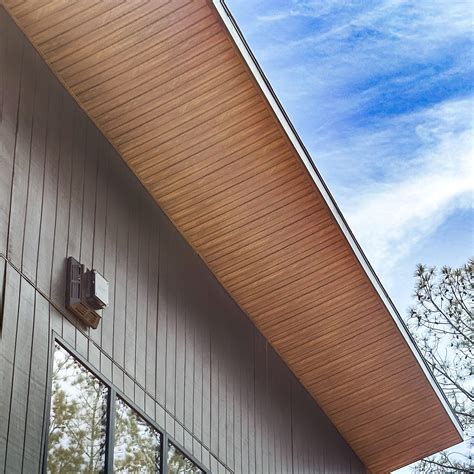 Vented Panel Wood Grain Soffits | Vinyl Soffit Panels