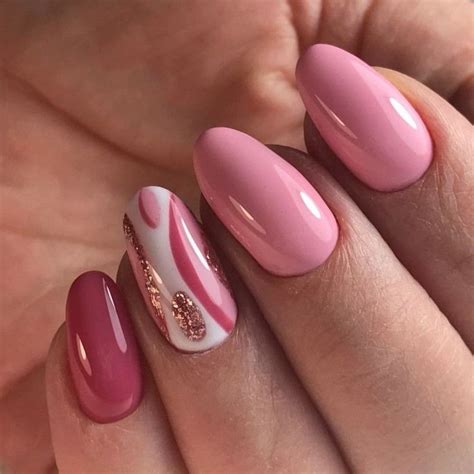 Очень нежно). | Pink gel nails, Pretty nail art, Gel nails