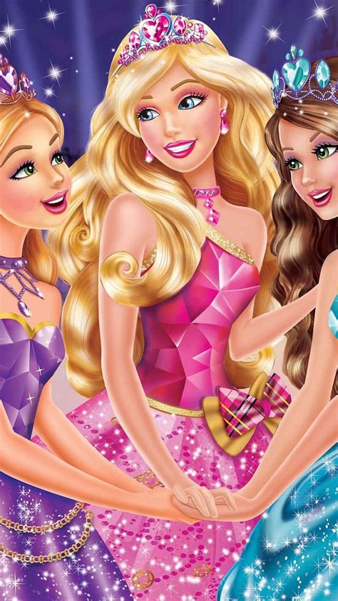 glittering barbie princesses friendship wallpaper wallpaperscom