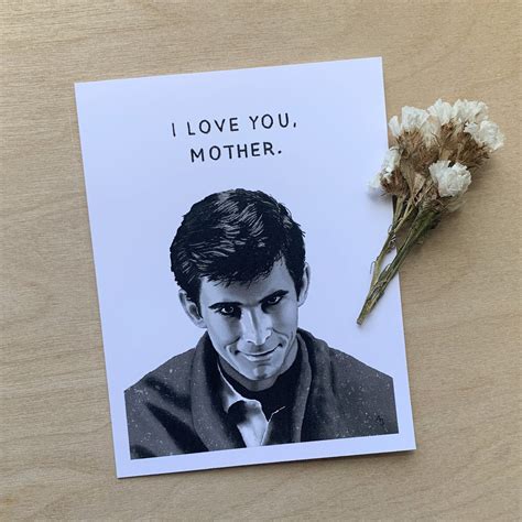 Norman Bates Mother's Day Punny Greeting Card | Etsy