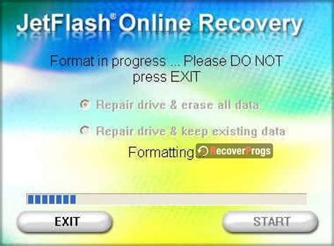 JetFlash Recovery Tool скачать бесплатно