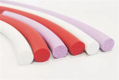 5mm 10mm colorful solid rubber rod cord of elastic - NF Silicone Rubber