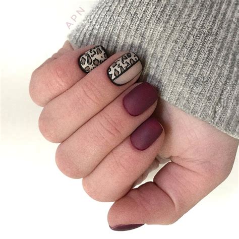 Леопардовый маникюр | Unghie, Unghie eleganti, Unghie colorate