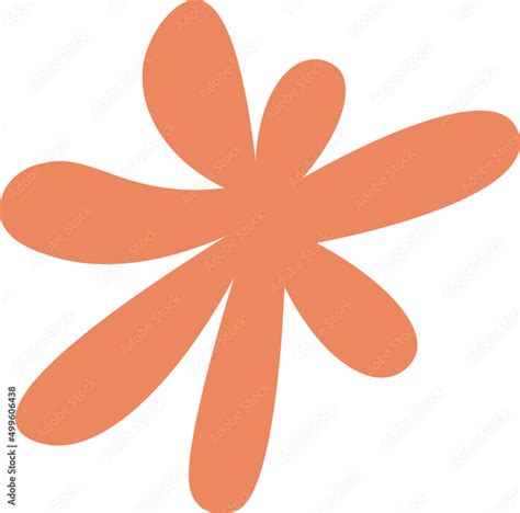 Abstract Flower Shape Stock Vector | Adobe Stock