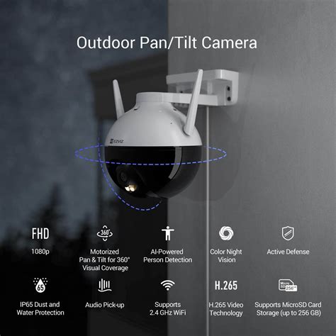 Camera Ezviz C8C WiFi 4mm | HACOM
