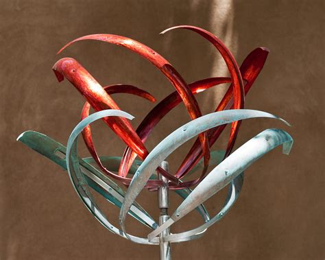 Mark White Fine Art - Counter Revolving Rose, kinetic by Mark White