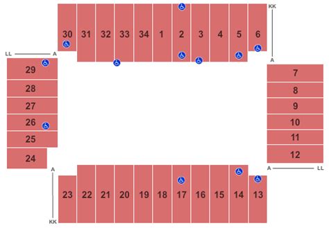 Fargodome Seating Chart: A Visual Reference of Charts | Chart Master