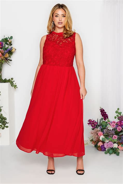 Plus Size Bridesmaid Dresses Red