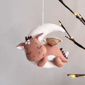 Dragon Felt Pattern/ Dragon Pdf Pattern/ Christmas Ornament Pattern - Etsy