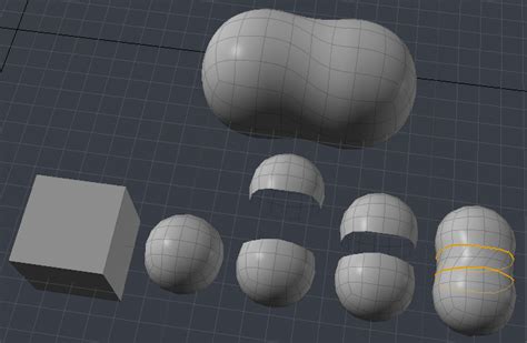 CG Memo: 간단 모델링 - Organic shape - Peanut 형태