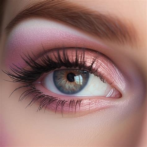 Premium Photo | Photo of Soft Pink Eye Makeup