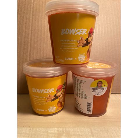 Lush Bowser Shower Jelly Super Mario Bros Lot of 3 Brand New