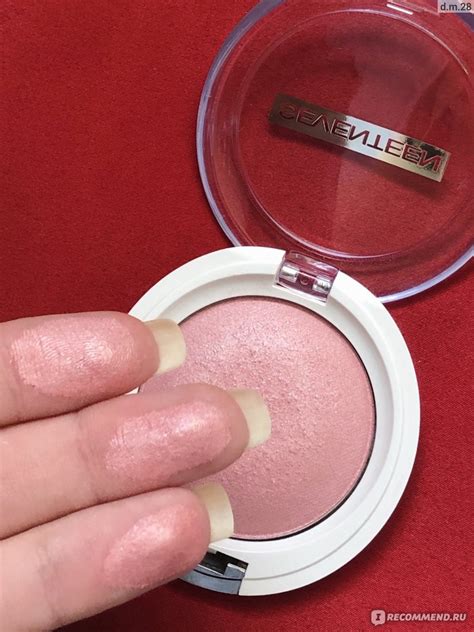 Румяна компактные Seventeen PEARL BLUSH POWDER - «Красивые сияющие ...