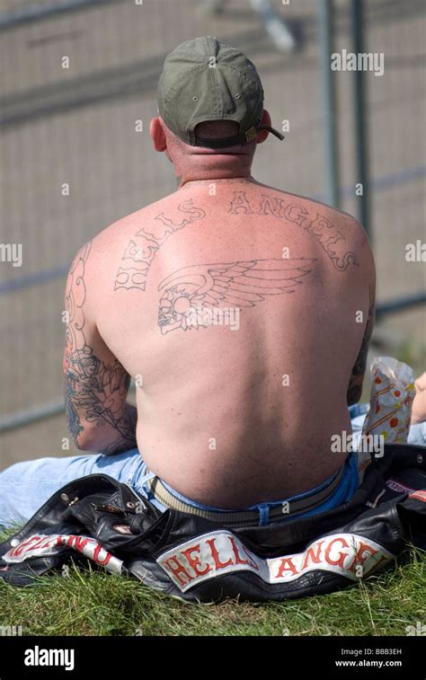 Hell's angels motorcycle tattoo hi-res stock photography and images - Alamy