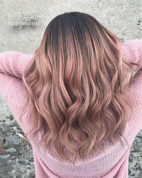 rose gold hair