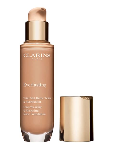 Clarins Everlasting Long-Wearing & Hydrating Matte Foundation 100.3N ...
