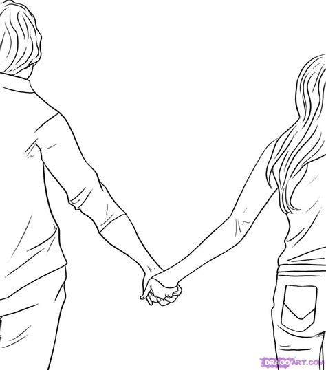 Holding Hands Drawing Easy at GetDrawings | Free download