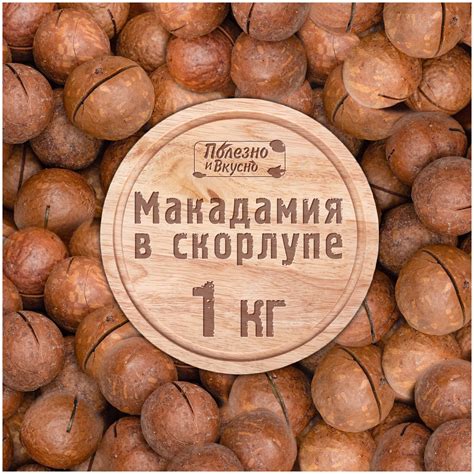 Полезно и Вкусно! Макадамия орех в скорлупе (с ключом в комплекте), ЮАР ...