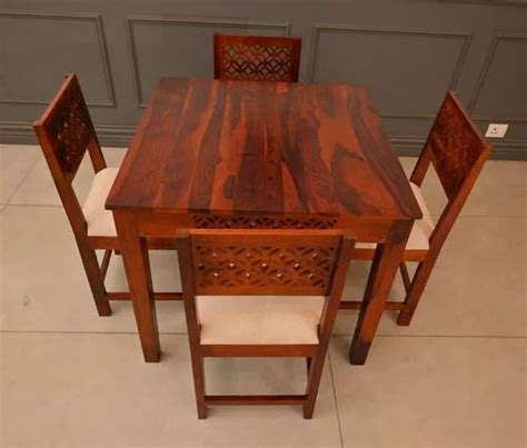 4 Seater Sheesham Wood Dining Table Set at ₹ 18999/set in Ratangarh ... 