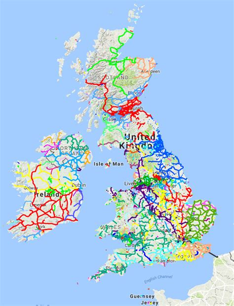 Historic map of every UK railway line that ever existed - Vivid Maps