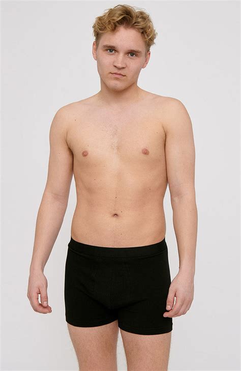 Organic Basics | 3-pack of boxer shorts black organic cotton men ...