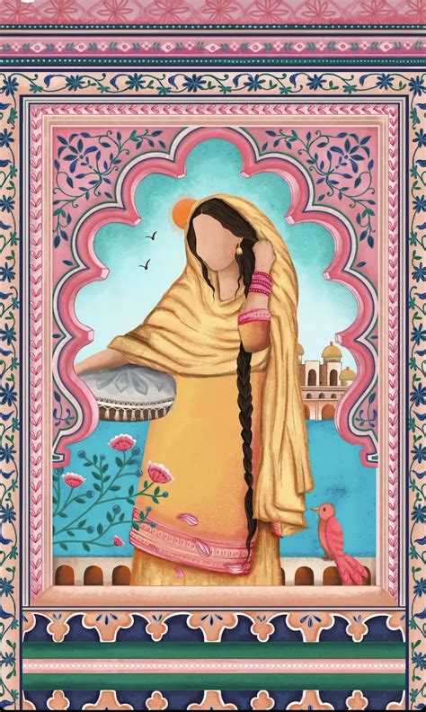 Pin by Anjali Mishra on desi girl | Pakistani art, Hand painting art