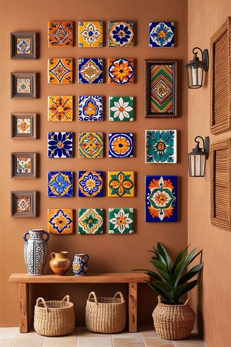 vibrant mexican wall decor ideas  visual feast   home