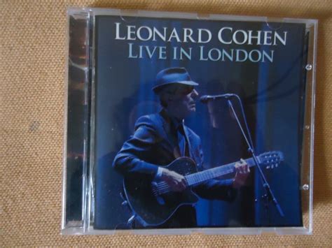 leonard cohen live in london 2008 2 cd