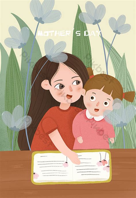 Gambar Animasi Ibu Dan 2 Anak Gambar Animasi Keren - vrogue.co