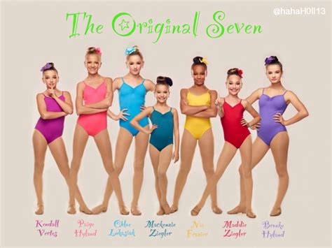 Dance Moms edit of the original seven: Kendall Vertes, Paige Hyland