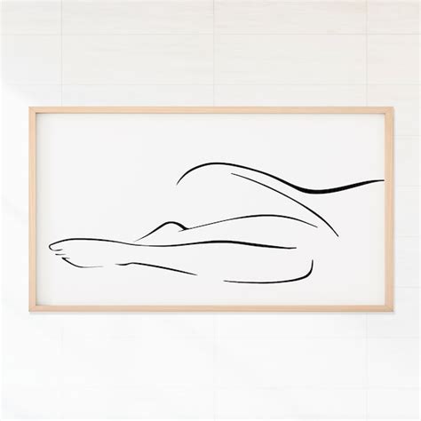 Framed Naked Woman Art - Etsy