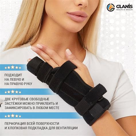 Фиксатор для руки при переломе пястной кости — купить по низкой цене на ...