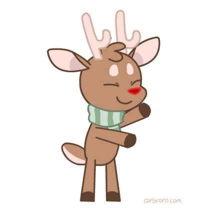 christmas reindeer gif | WiffleGif