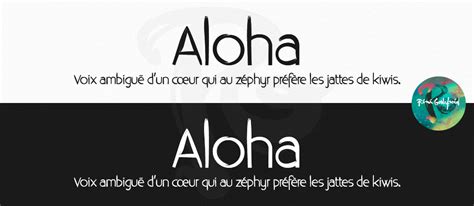 Aloha Font by Rémi Godefroid | FontSpace