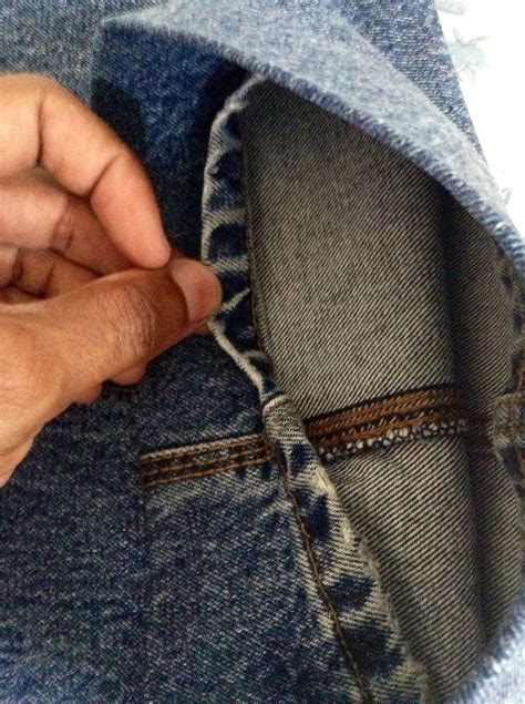 How to hem jeans & trousers without a sewing machine - B+C Guides