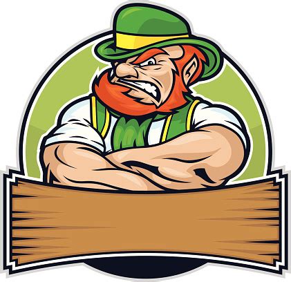 Fighting Irish Leprechaun Stock Illustration - Download Image Now - iStock