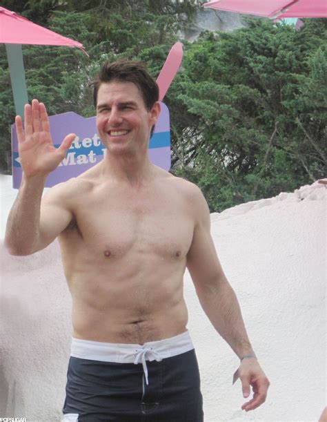 Celebrity & Entertainment | Shirtless Tom Cruise Splashes Around at a