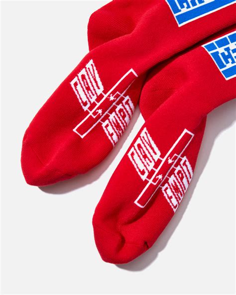 Cav Empt Socks in Red | Blues Store