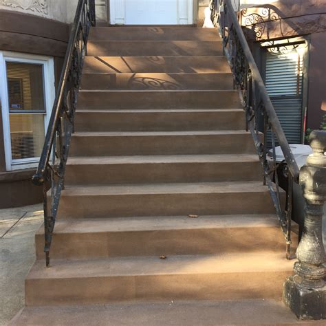 brownstone stoop Restoration park slope Brooklyn New York 11215