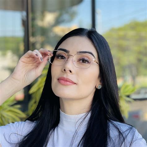 Óculos de Grau Feminino Oval Nude Luna - Safine Óculos